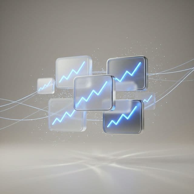AI product discovery visual with glowing requirement signals